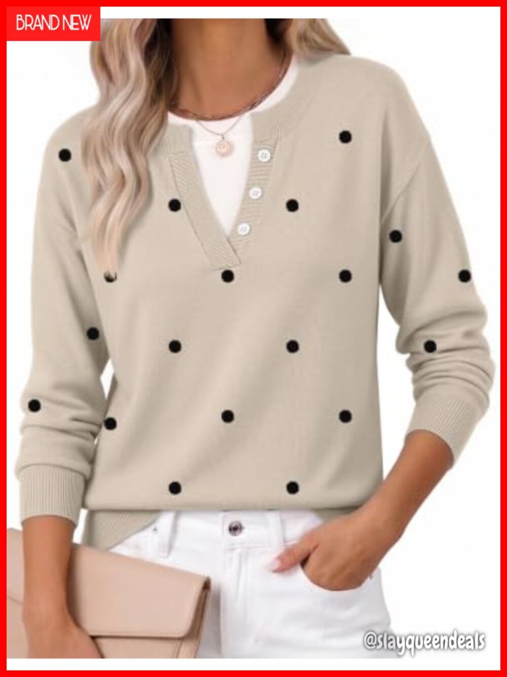 Womens Soft Knit Long Sleeve Crewneck Pullover Sweater Dressy Casual